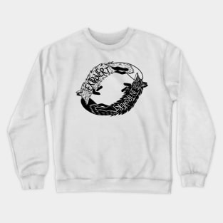 Introvert Extrovert Fox Crewneck Sweatshirt